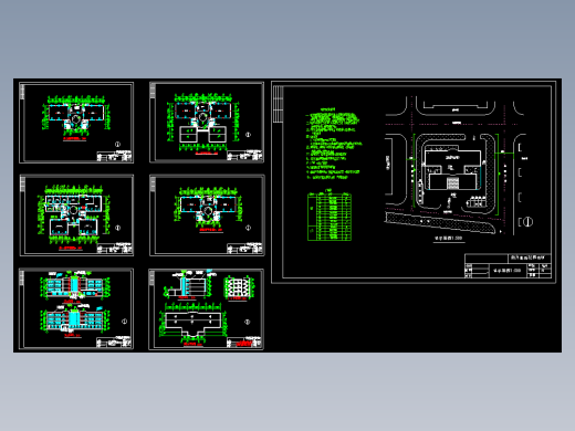 南方某高校图书馆建筑设计作业