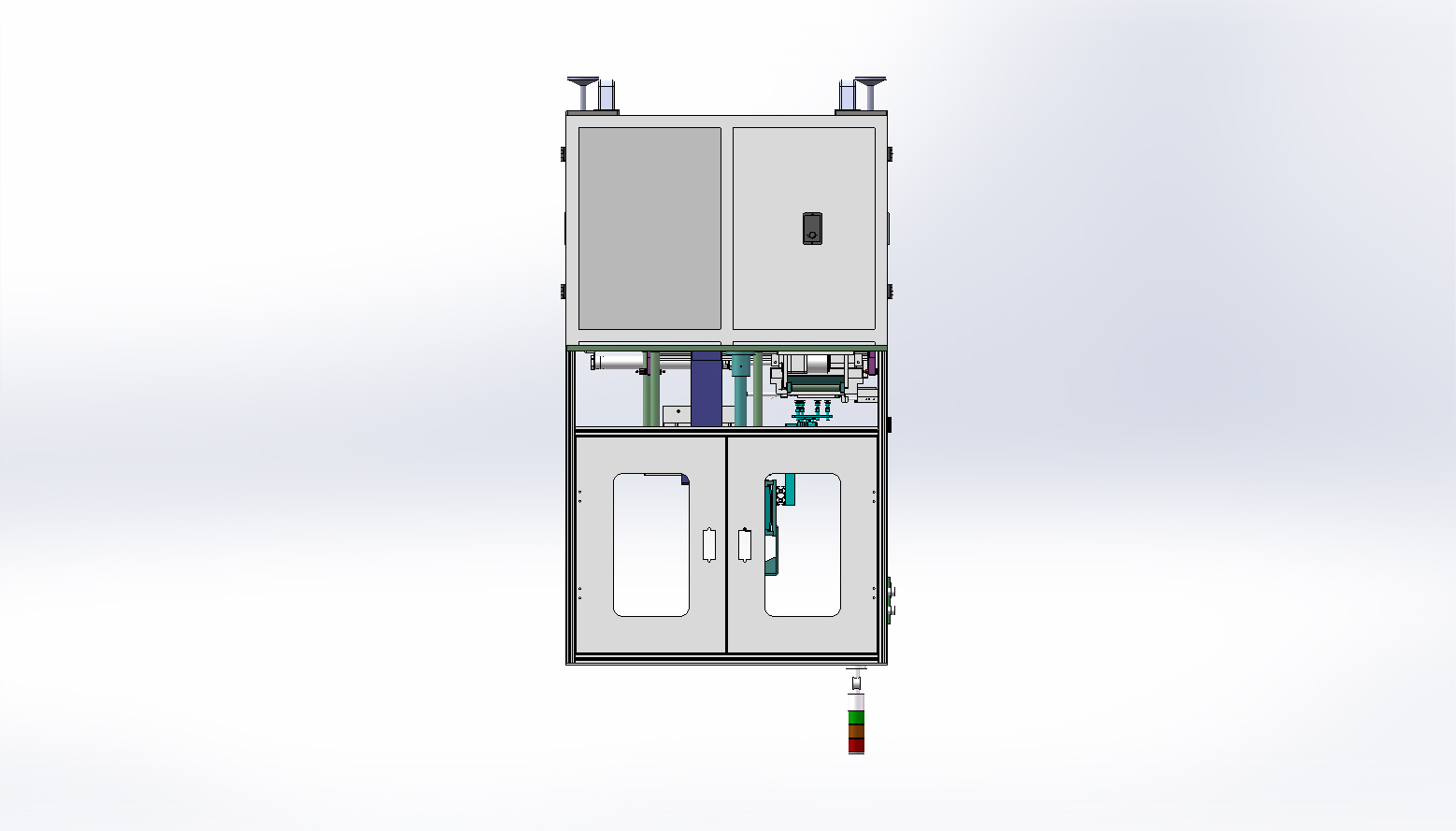 手机锂电池正压测漏机（sw17可编辑+工程图+BOM）