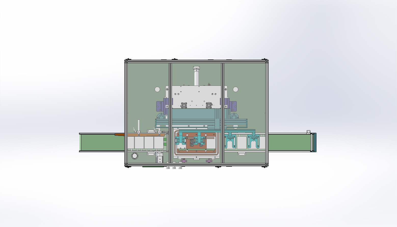 手机锂电池正压测漏机（sw17可编辑+工程图+BOM）
