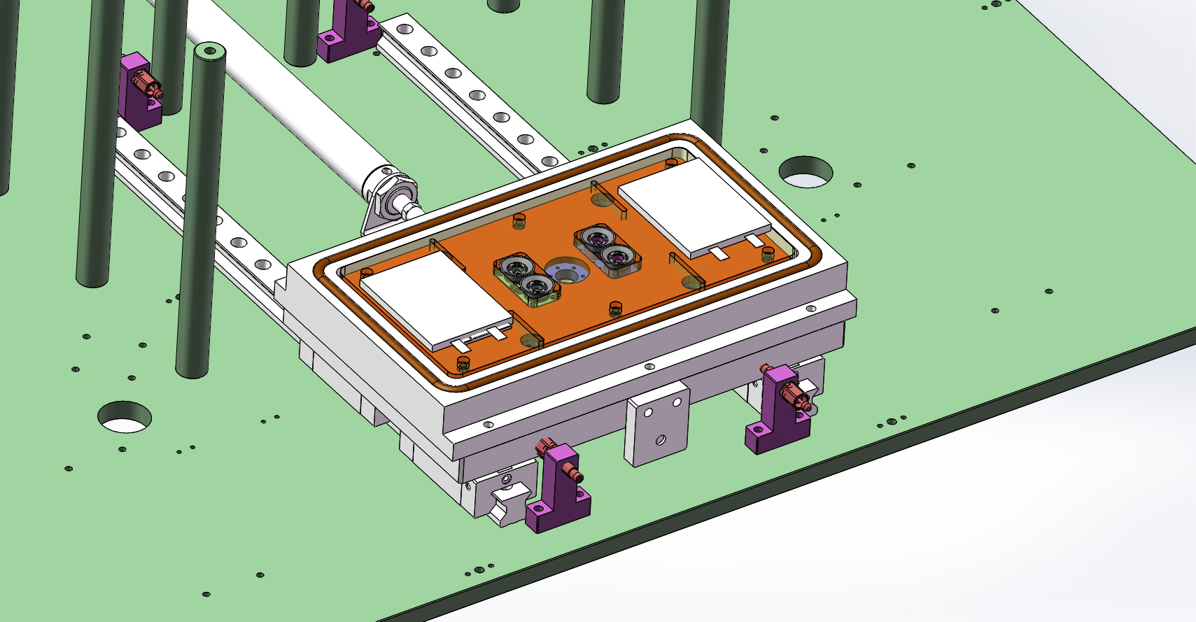手机锂电池正压测漏机（sw17可编辑+工程图+BOM）