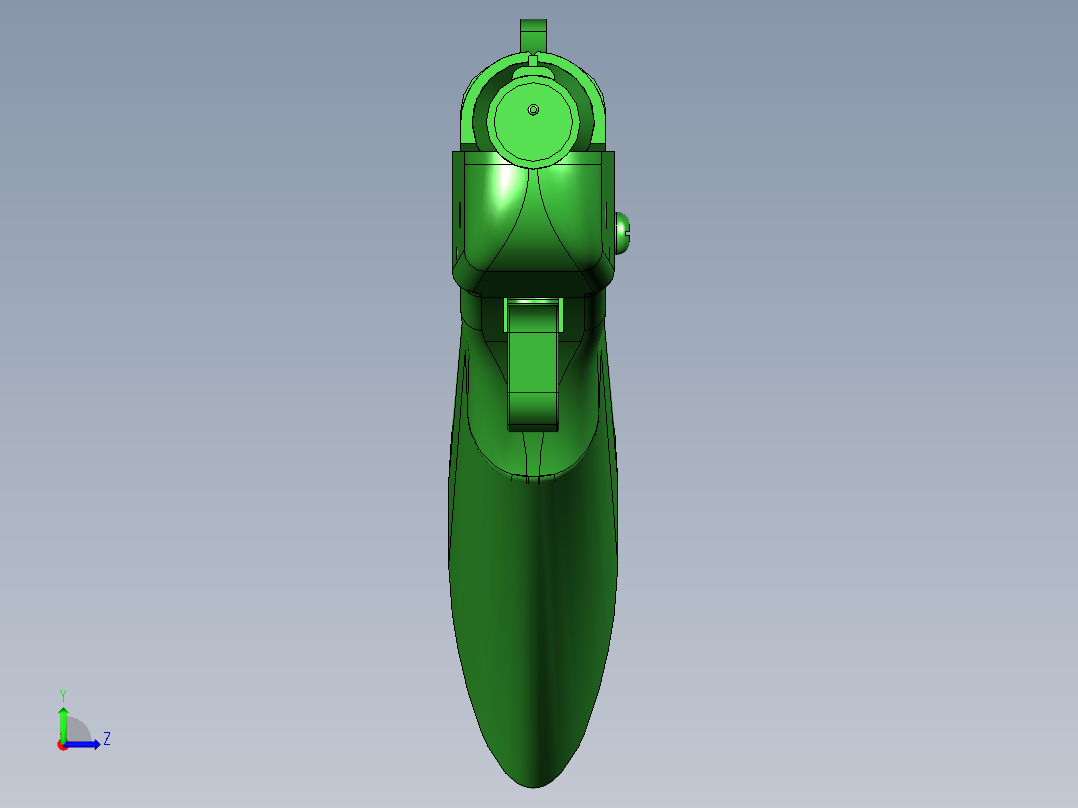 松鼠牌12号猎枪 左视图