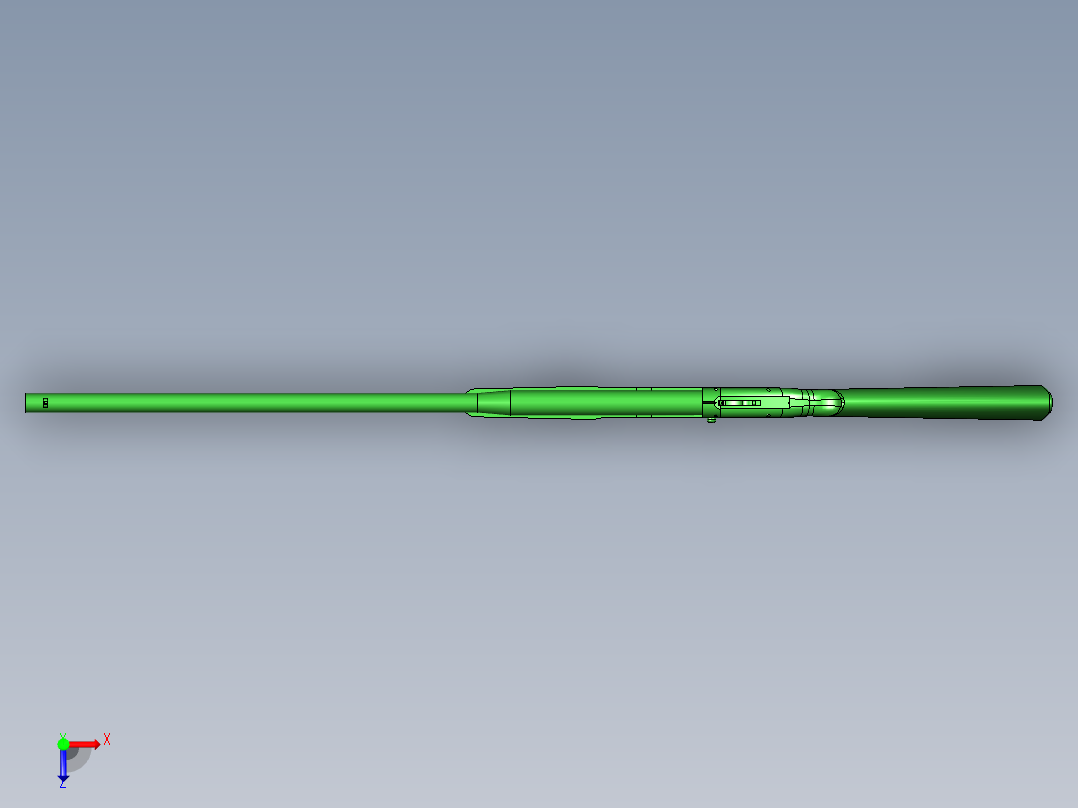 松鼠牌12号猎枪 俯视图