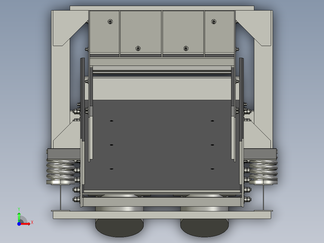 振动给料机前视图