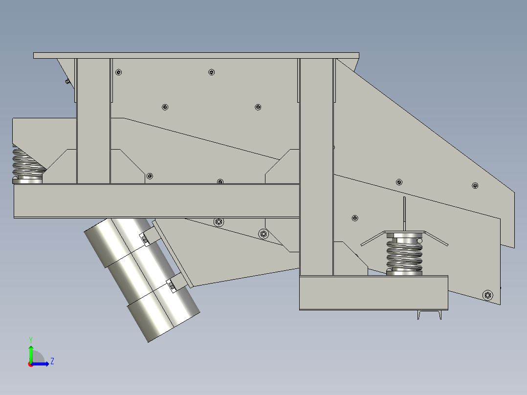 振动给料机左视图