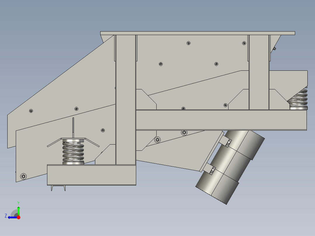 振动给料机右视图