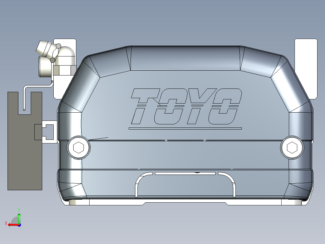 Toyo东佑达直线模组-ETH10-500-BC-100W-ST后视图