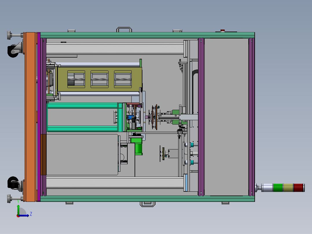 SMT治具自动上料机F765左视图