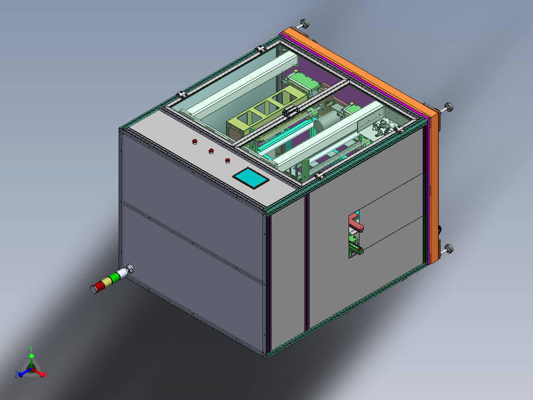 SMT治具自动上料机F765正等轴测图