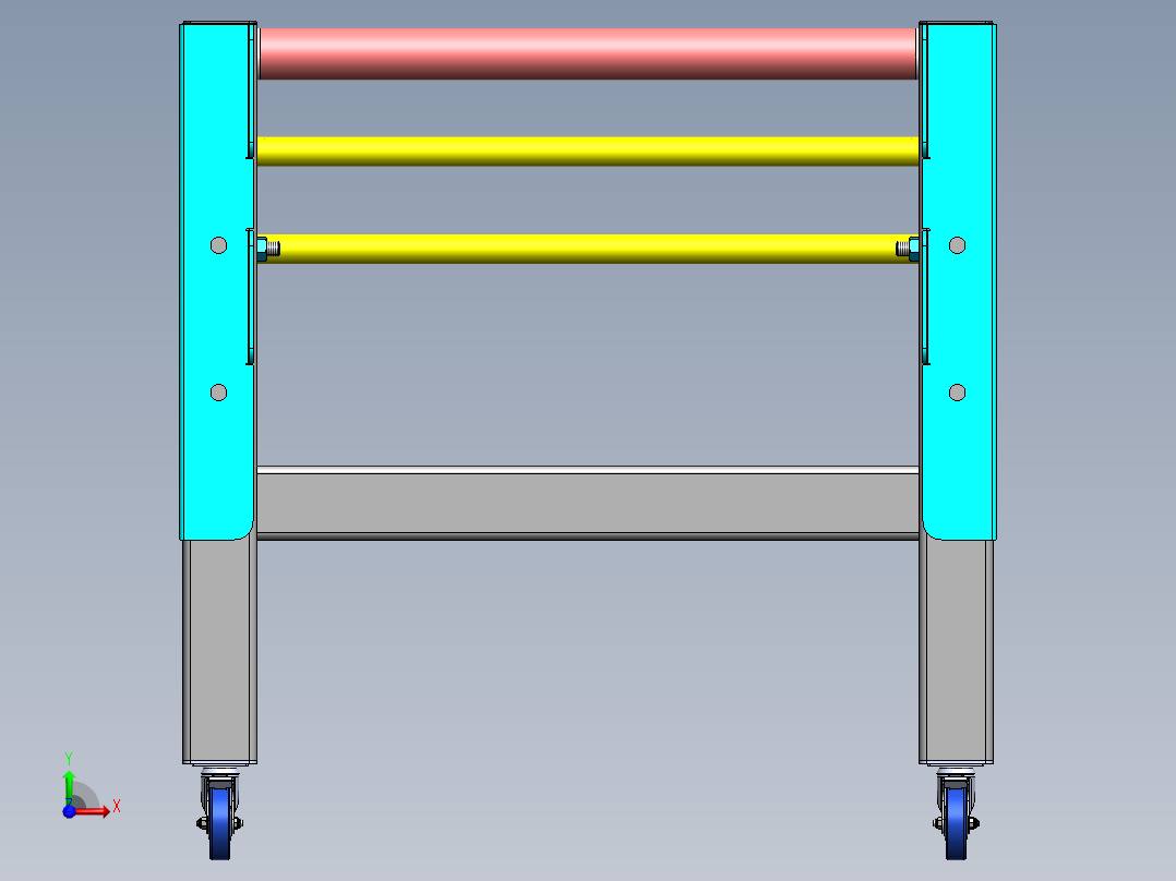 电动伸缩门前视图