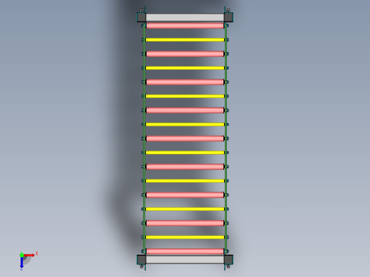 电动伸缩门俯视缩略图