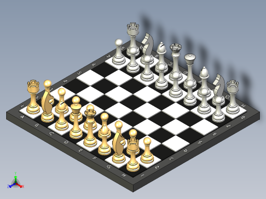 国际象棋正等轴测缩略图