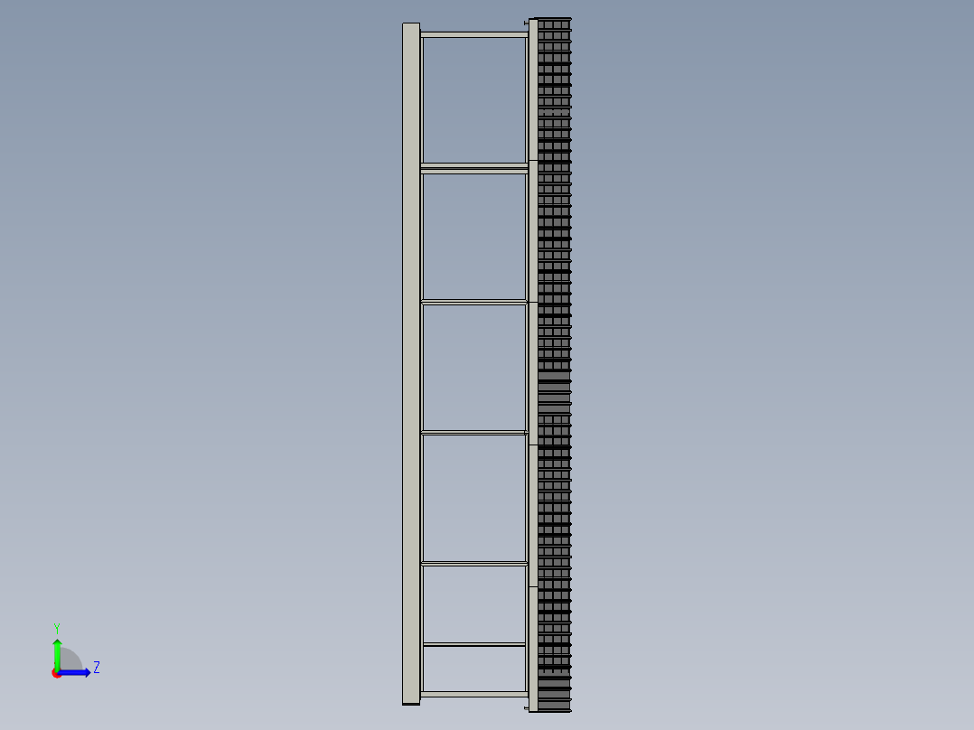 木屋别墅(1)左视图