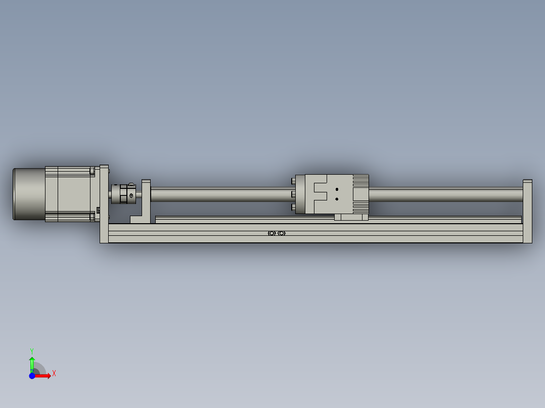 模组FSK40-L10C7-BC-B57-300行程（B57刹车电机）前视图