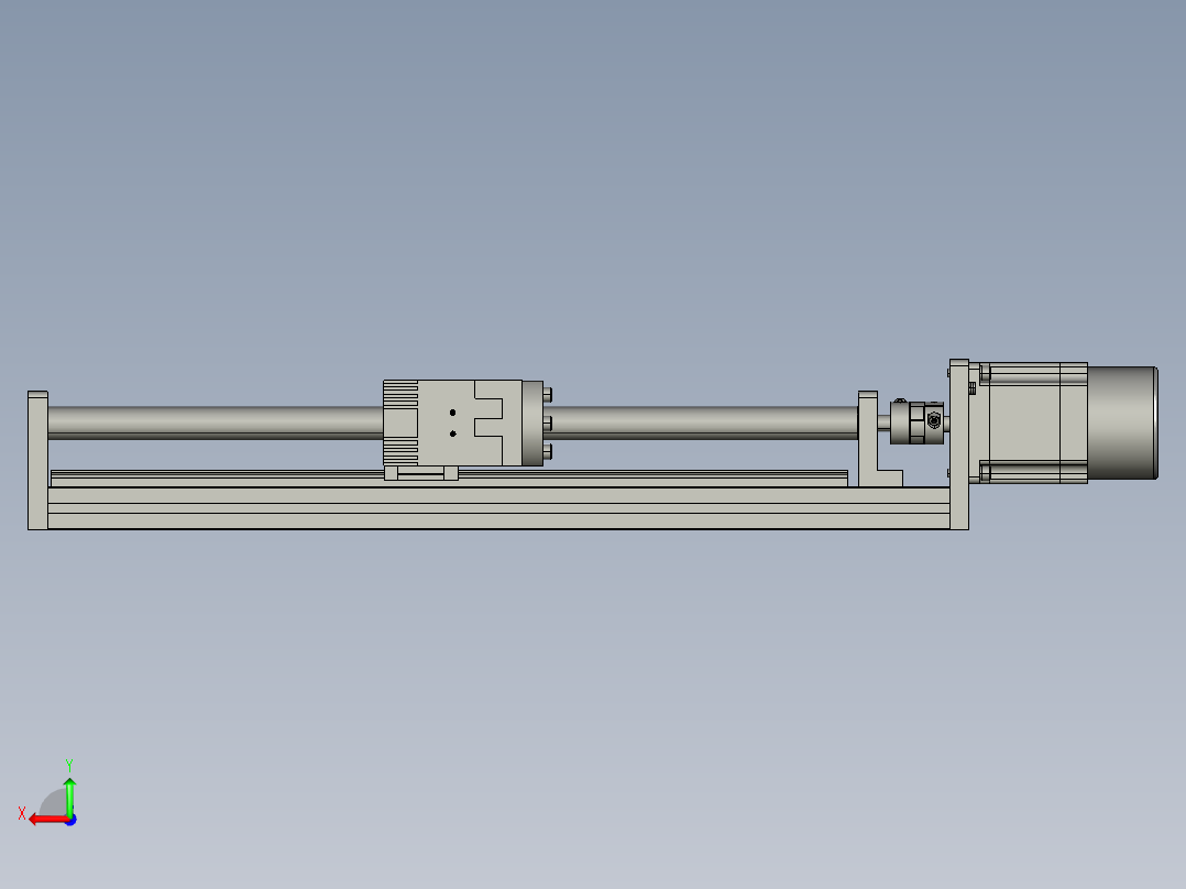 模组FSK40-L10C7-BC-B57-300行程（B57刹车电机）后视图