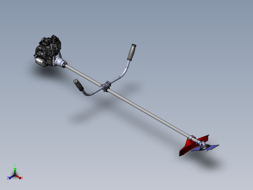 割草机正等轴测缩略图