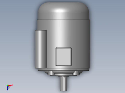 异步电机DJ_YS系列(IP44)_IMB34型_YS-90S-4俯视缩略图