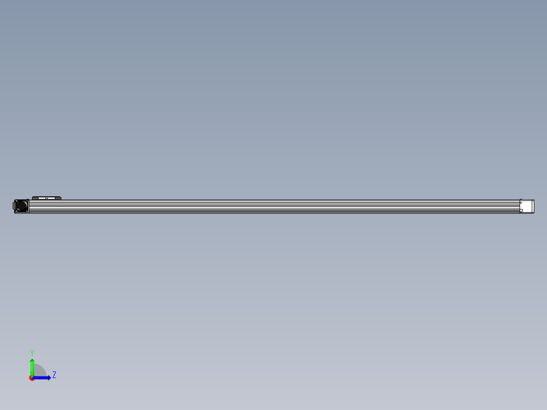 同步带滑台-欧规BC6-L120-S2200-L-P40-D3左视图