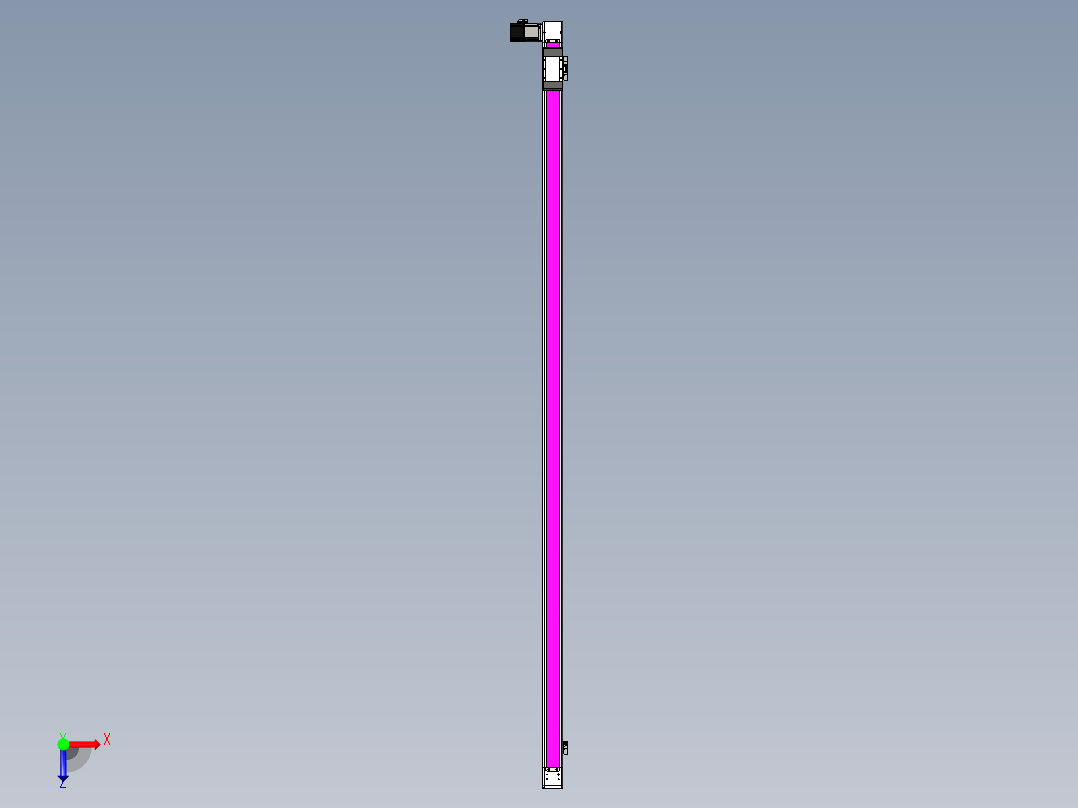 同步带滑台-欧规BC6-L120-S2200-L-P40-D3俯视图