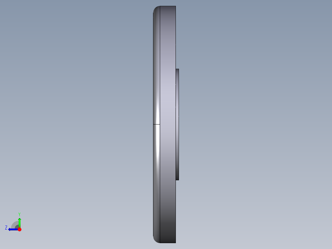 37FCV 盲法兰钻孔根据EN ISO DIN锯齿提高平垫片（垫片尺寸，看脸QHv）。钻孔：PN 10 16到DN 175；PN 10从DN 200右视图