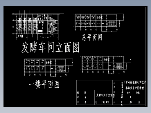 年产10000吨柠檬酸生产工艺