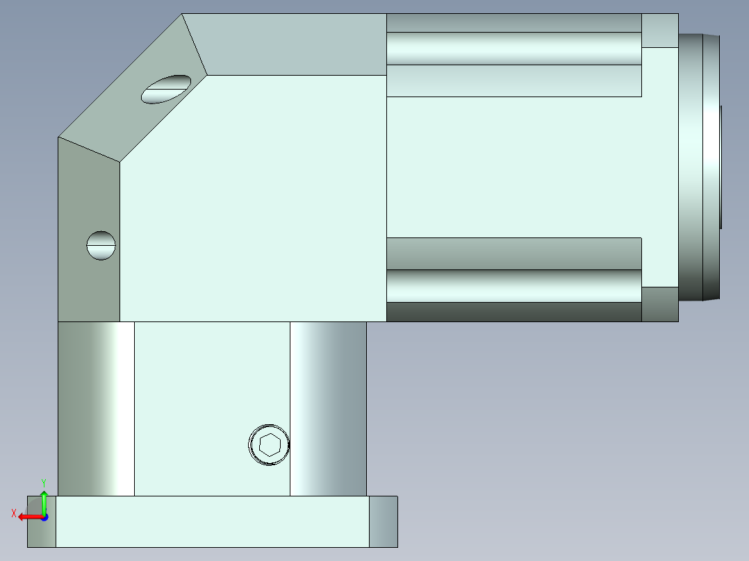 直齿孔ZPLX142-L2 42-114.3-200-M12.stp后视图