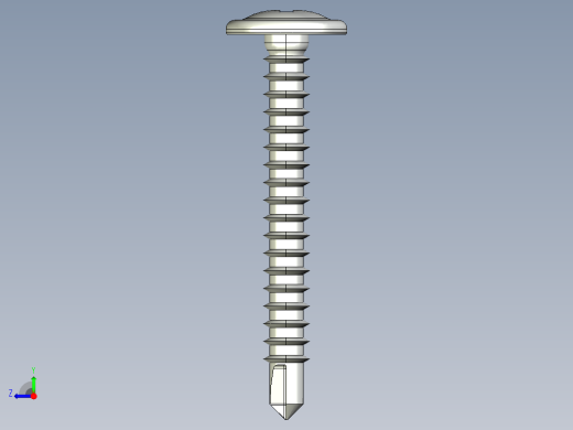 紧固件-STEP Drill-Tip Saucer Screw-01右视缩略图