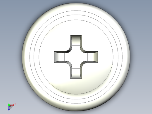 紧固件-STEP Drill-Tip Saucer Screw-01俯视缩略图