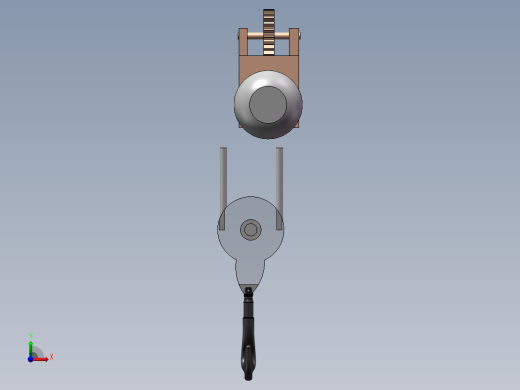 3吨电动葫芦模型设计809563==400前视缩略图