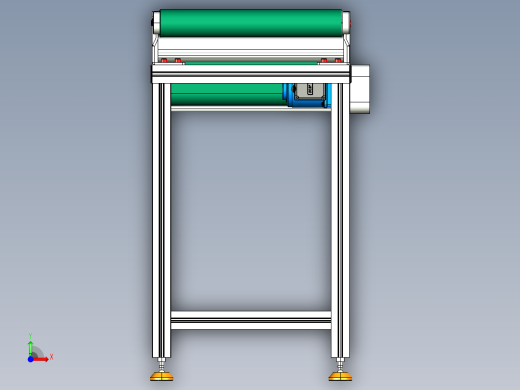 LE-XC4040-中间驱动轻载皮带线-负载40kg前视缩略图