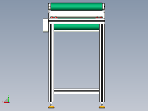 LE-XC4040-中间驱动轻载皮带线-负载40kg后视缩略图
