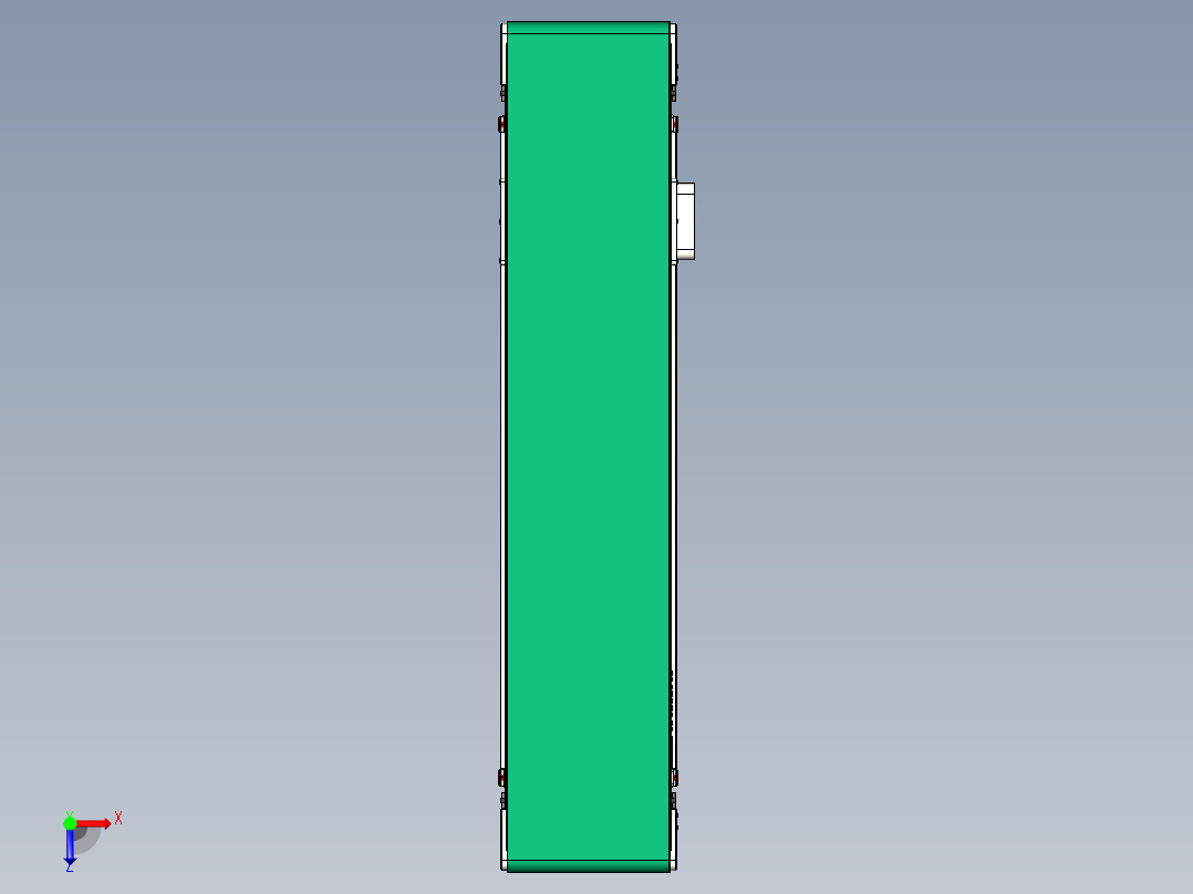 LE-XC4040-中间驱动轻载皮带线-负载40kg俯视图