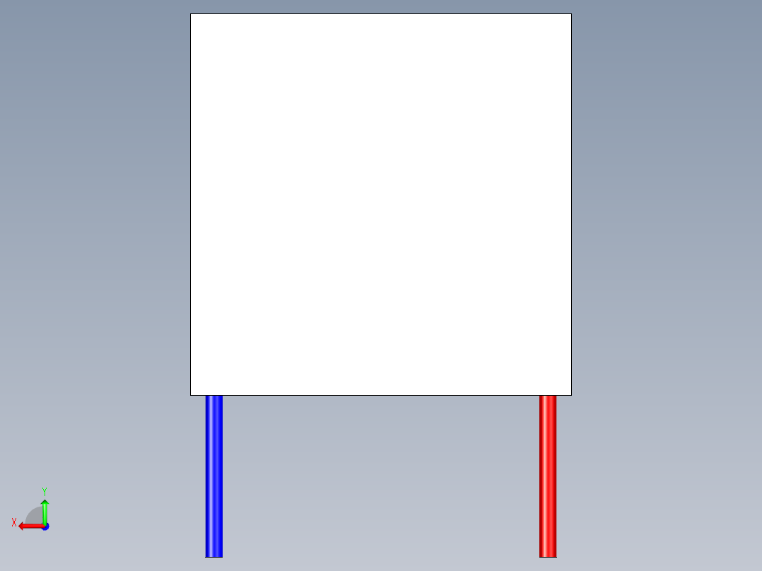 热电帕尔贴模块元件，40,0 x 40,0 x 4,2毫米，带硅胶周边密封。12v直流电，最大电流为5A，最大温度为61℃后视图