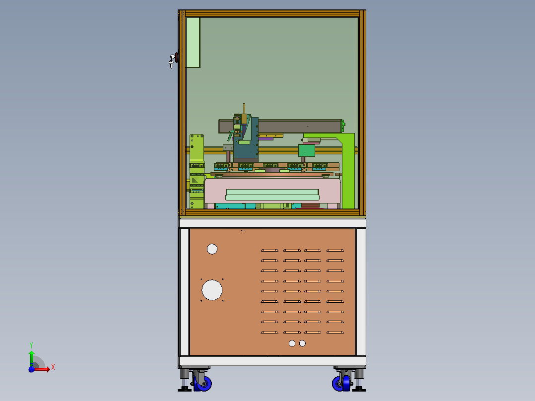 热合自动设备sw16前视图