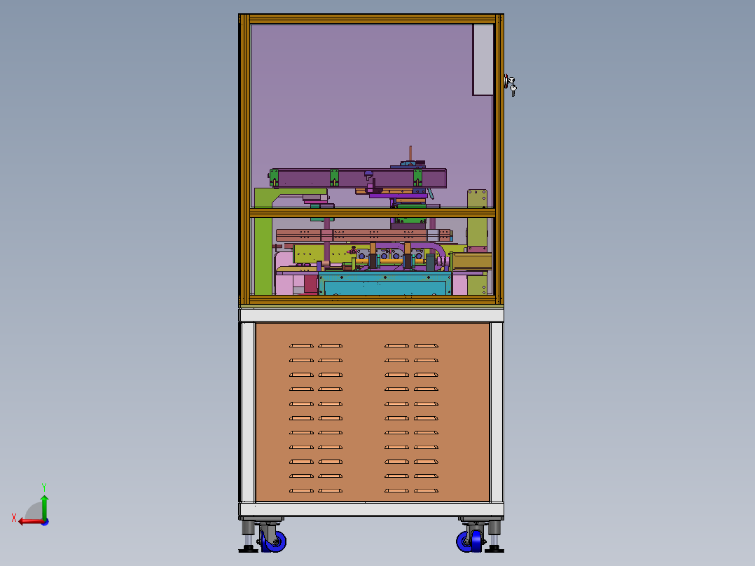 热合自动设备sw16后视图