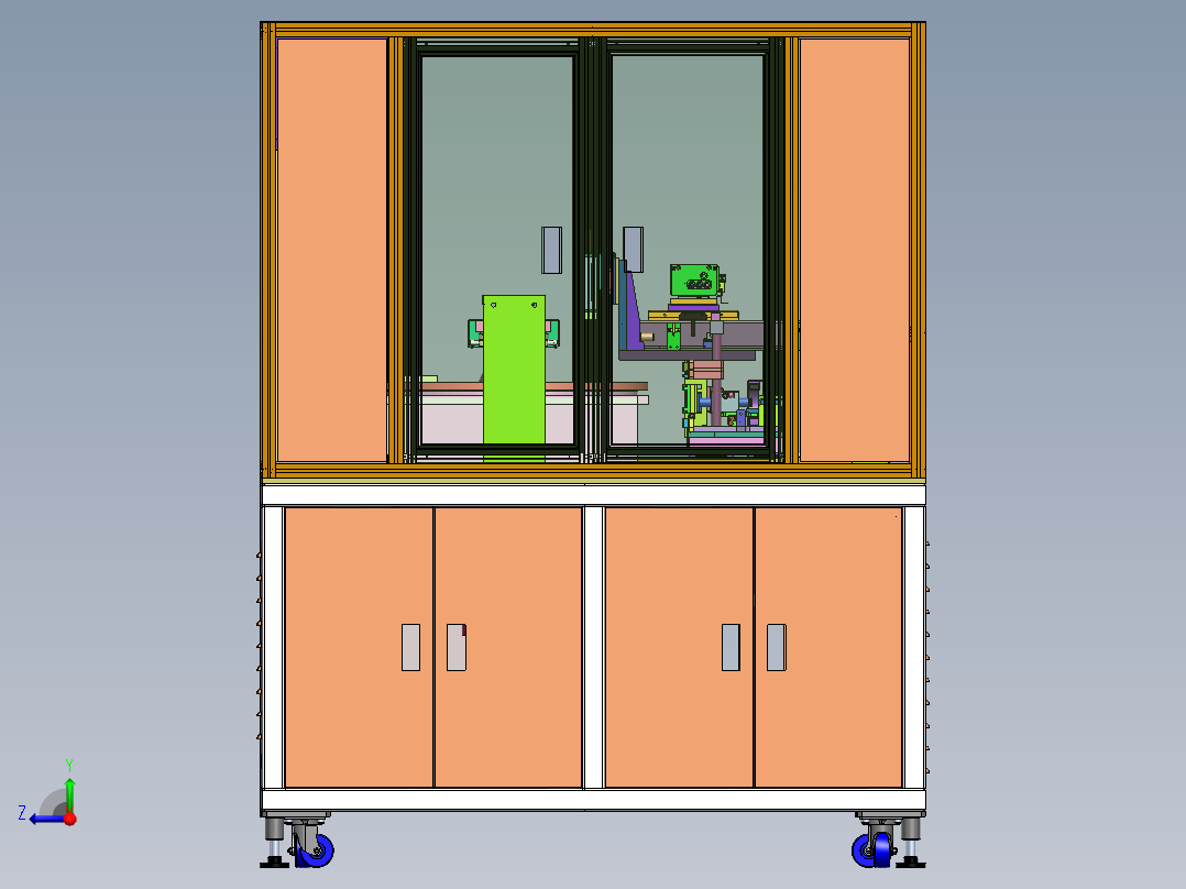 热合自动设备sw16右视图