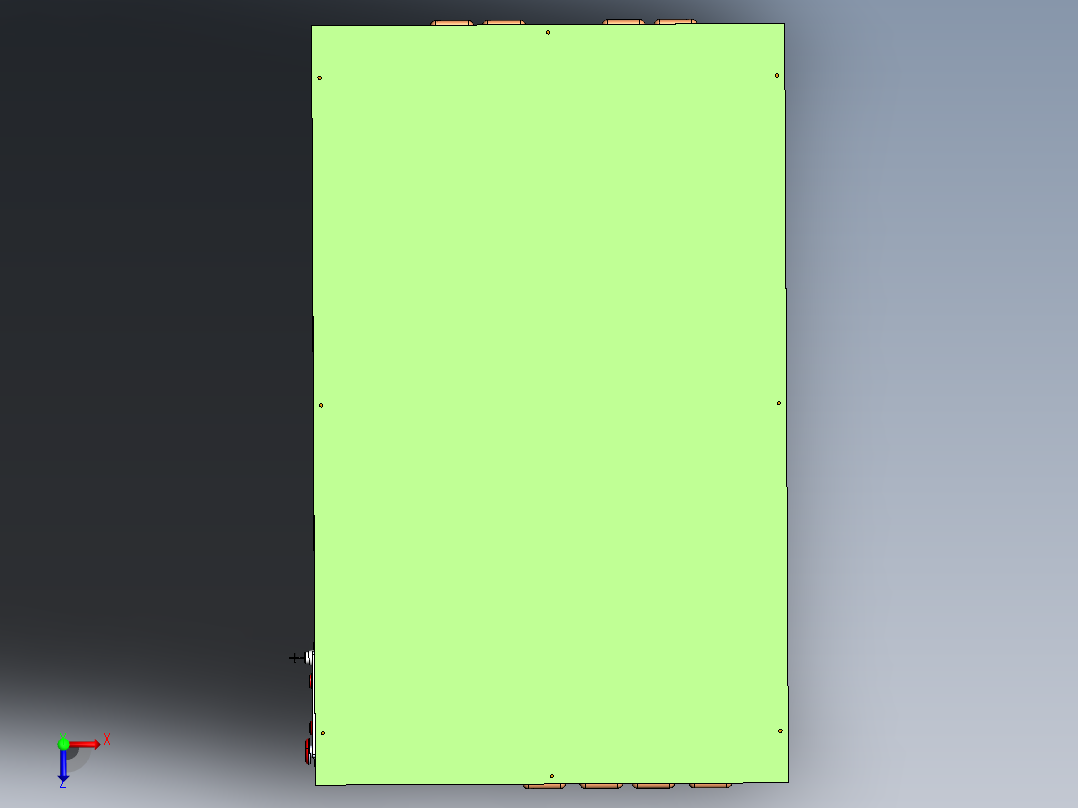 热合自动设备sw16俯视图