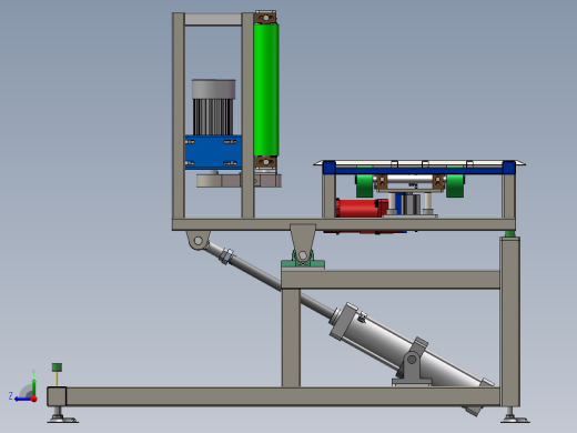 工厂用物件翻转台sw18可编辑右视缩略图
