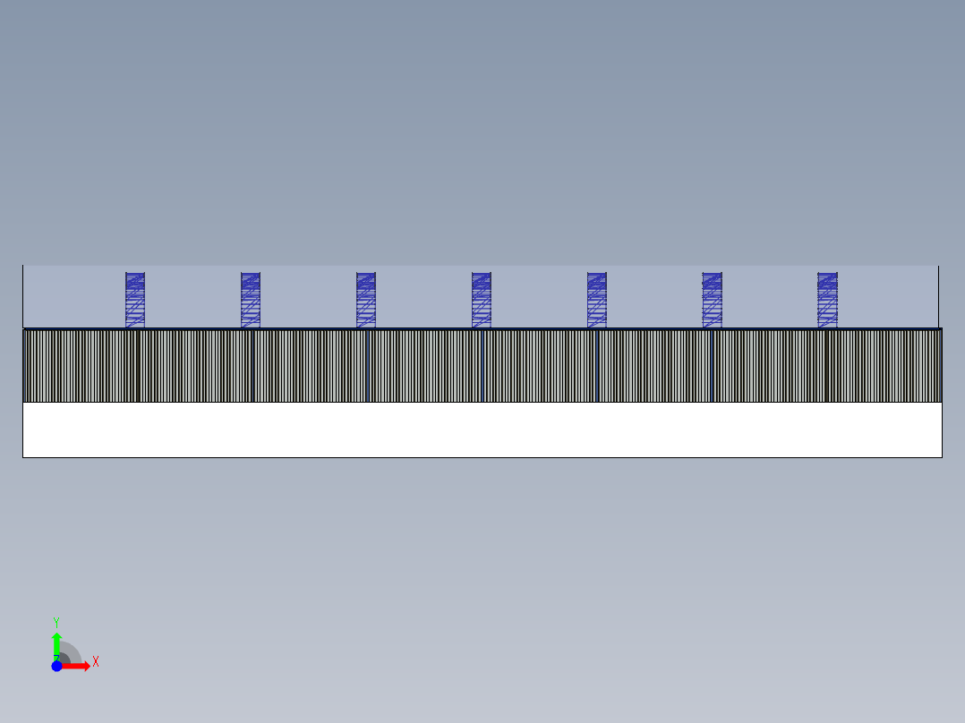 工业厂房前视图