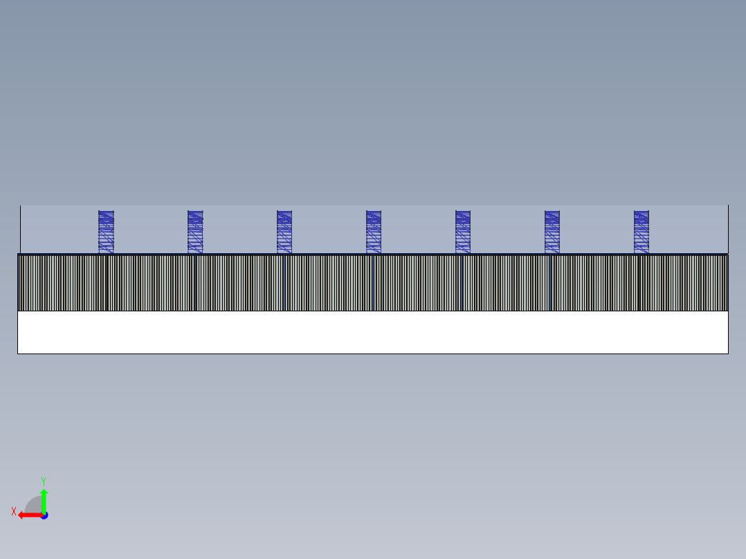 工业厂房后视图