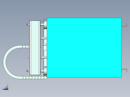 大型胶液输送泵设计右视缩略图