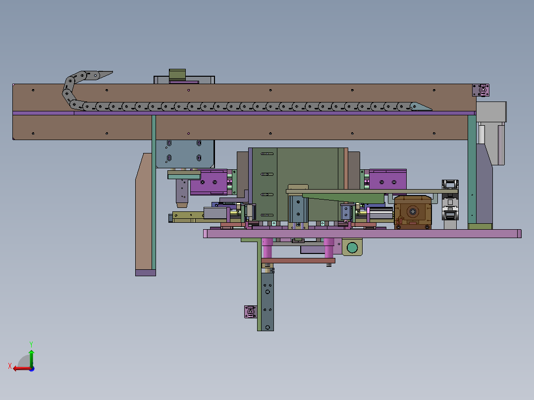 SWA-400 智能手表生耳压装工序后视图