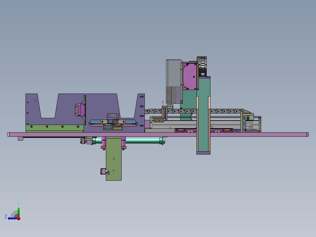 SWA-400 智能手表生耳压装工序右视图