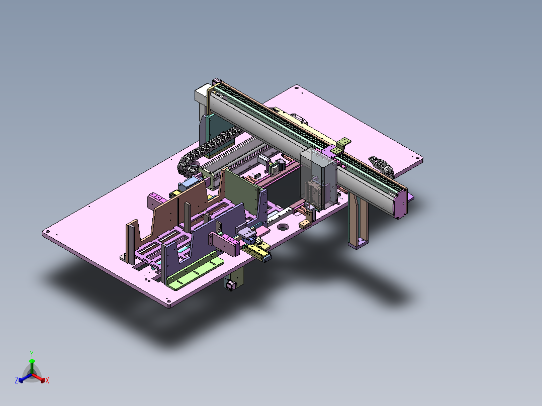 SWA-400 智能手表生耳压装工序正等轴测图
