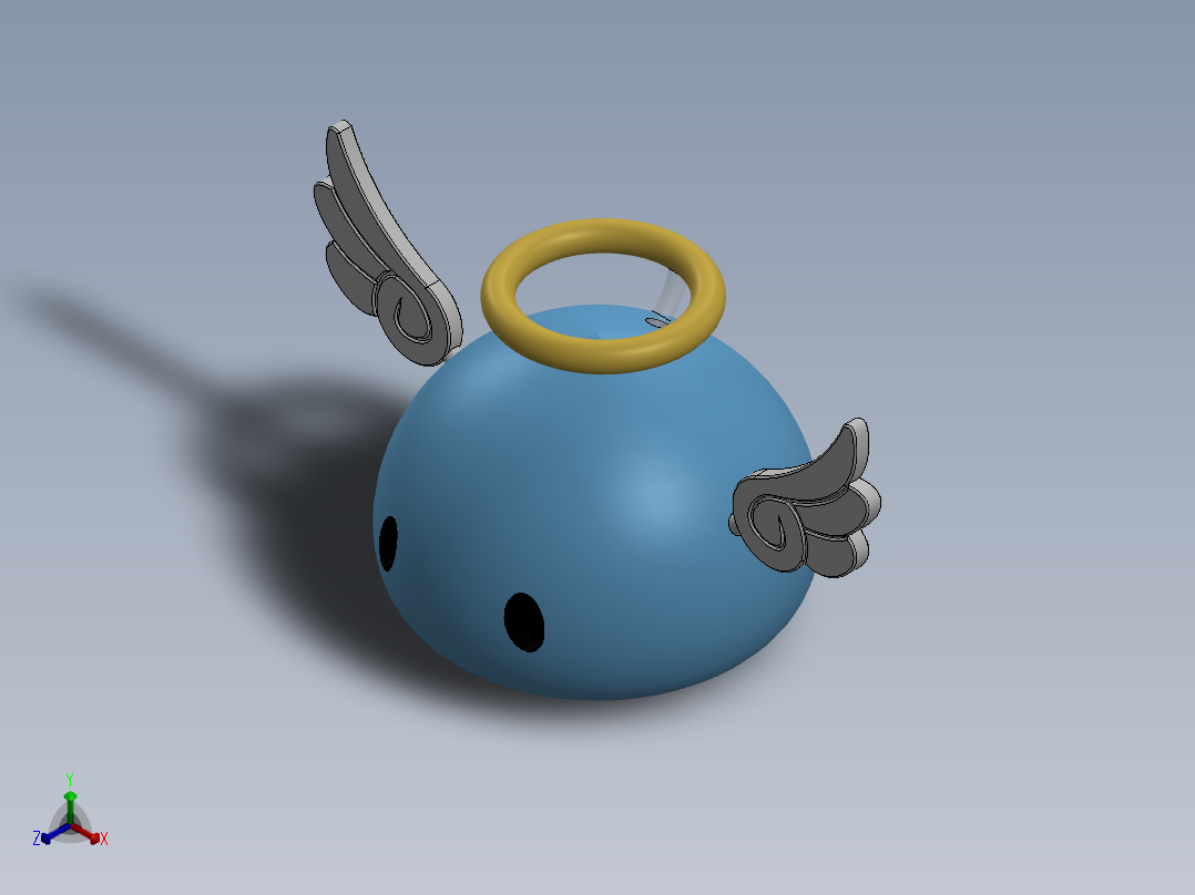 天使兽正等轴测图