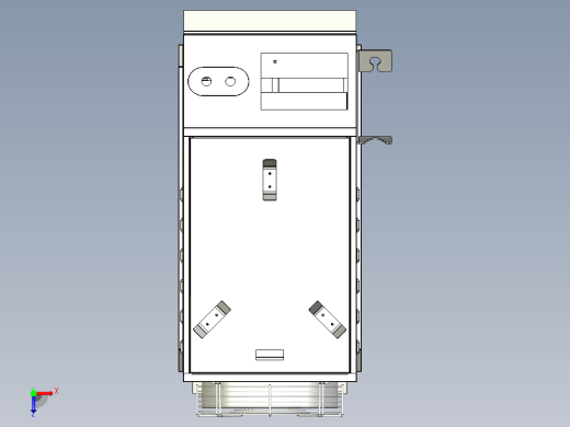 1500W激光焊接清洗一体机外观模型俯视缩略图