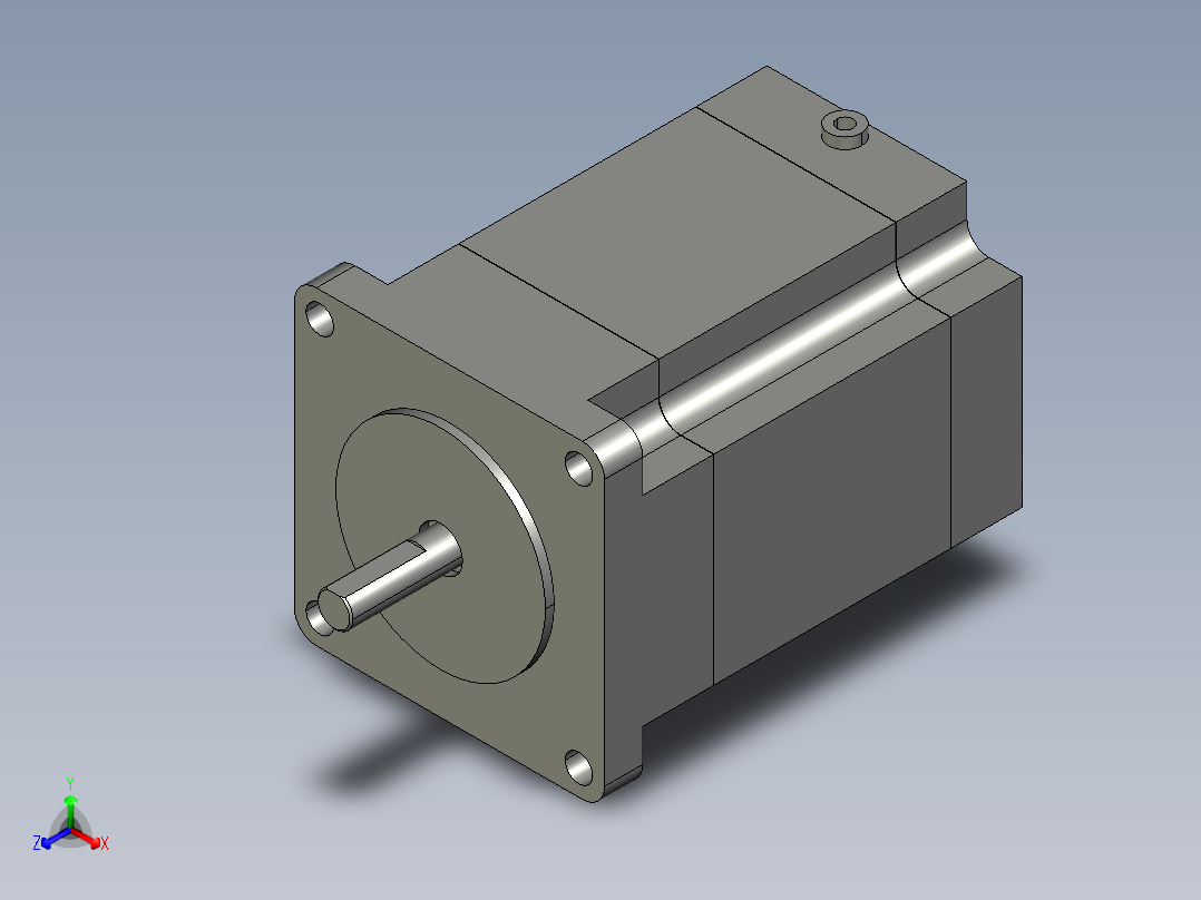 电机57BYGHS11主视图