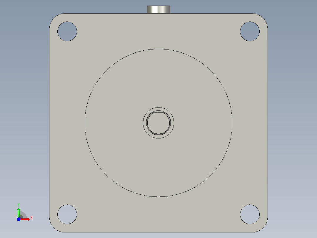 电机57BYGHS11前视图