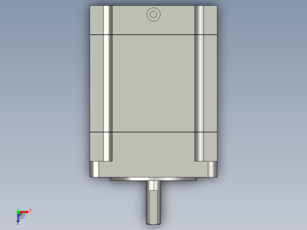 电机57BYGHS11俯视图