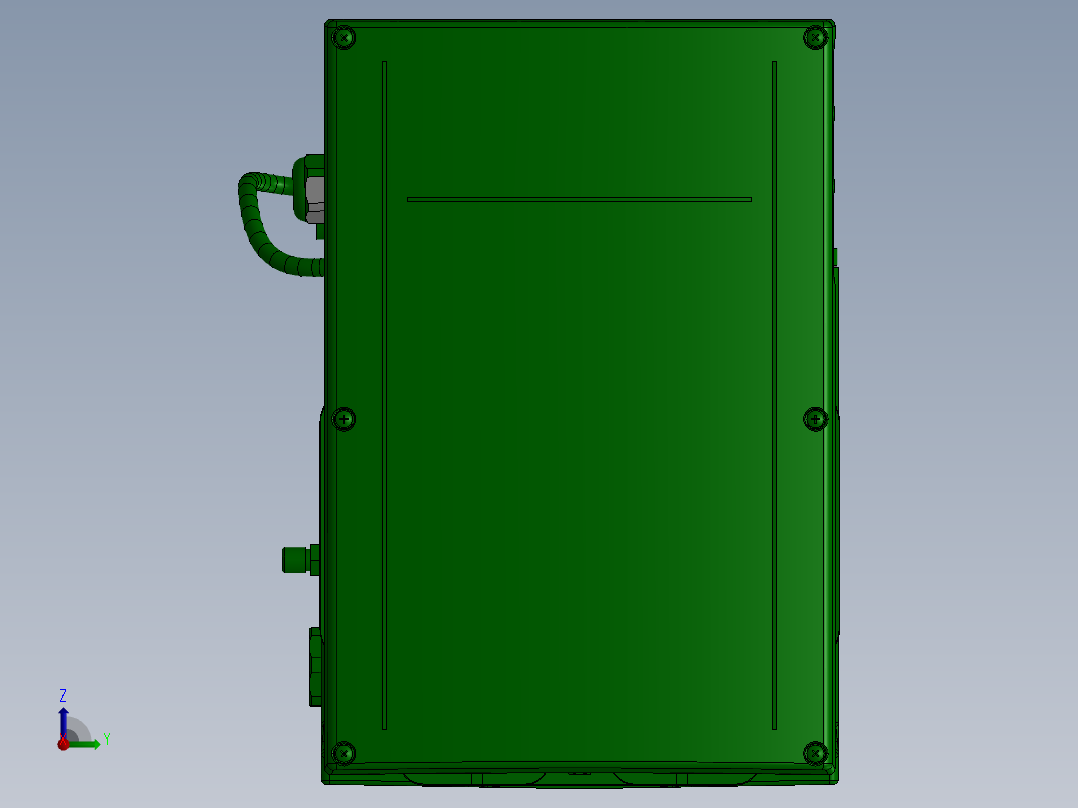 压缩机Bitzer模型2des3f1右视图