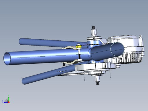 旋转塞 3D模型SolidWorks三维设计图右视缩略图